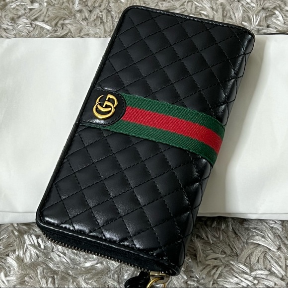 Gucci Ophidia Zip Around Wallet Quilted Leather - Picture 10 of 15